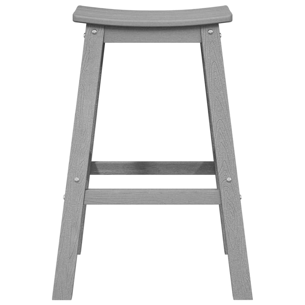 Garten Bar Set 4 pcs Hellgrau HDPE