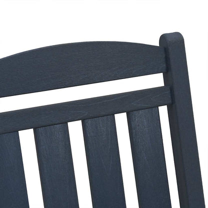 Schaukelstuhl für den Garten 2 pcs Marineblau 70 x 92 x 108cm