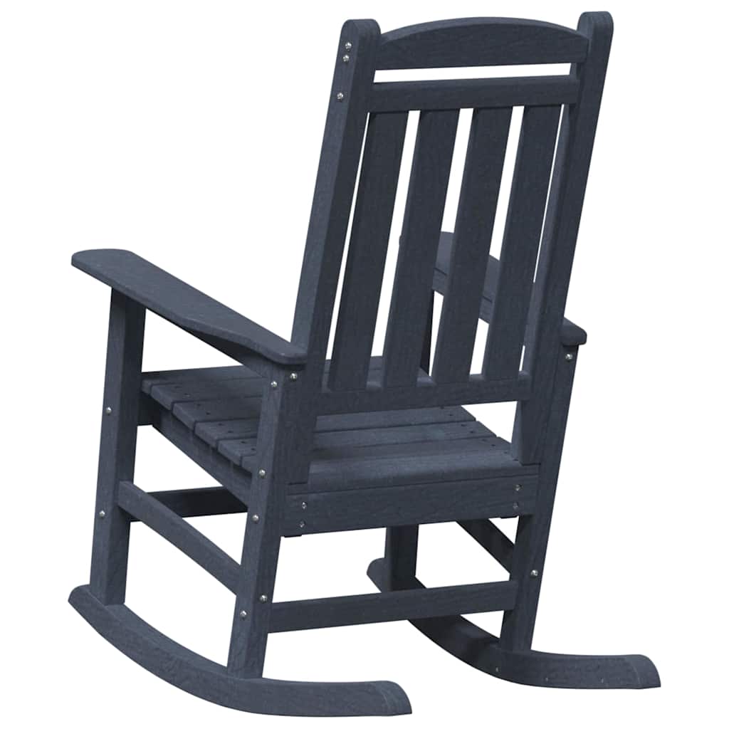 Schaukelstuhl für den Garten 2 pcs Marineblau 70 x 92 x 108cm