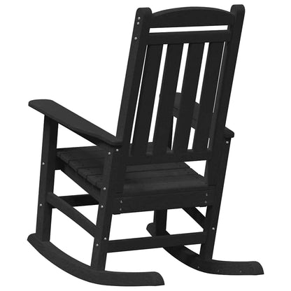 Schaukelstuhl für den Garten 2 pcs Schwarz 70 x 92 x 108cm