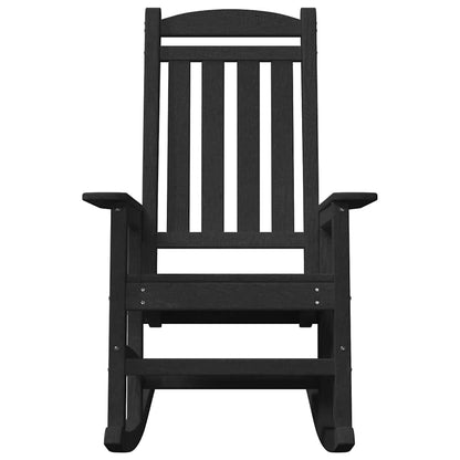 Schaukelstuhl für den Garten 2 pcs Schwarz 70 x 92 x 108cm