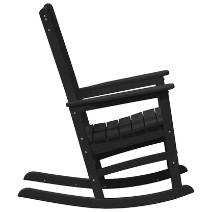 Schaukelstuhl für den Garten 2 pcs Schwarz 70 x 92 x 108cm