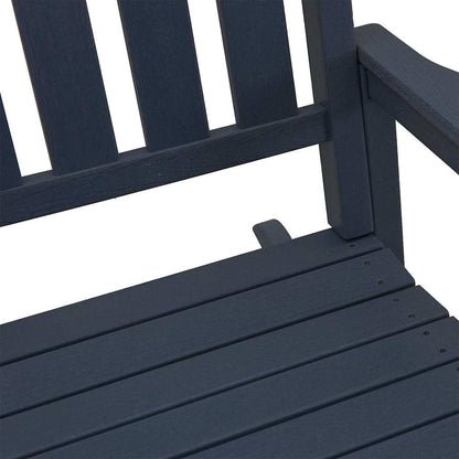 Schaukelstuhl für den Garten 3 pcs Marineblau 38 x 38 x 46cm