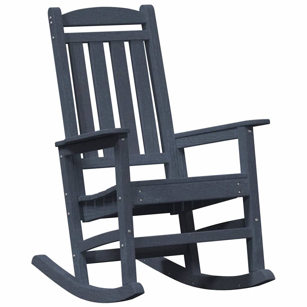 Schaukelstuhl für den Garten 3 pcs Marineblau 38 x 38 x 46cm