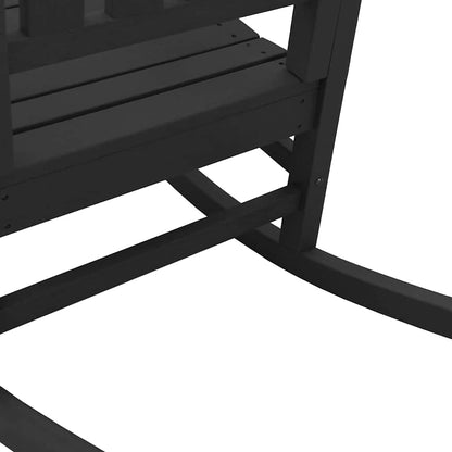 Schaukelstuhl für den Garten 3 pcs Schwarz 38 x 38 x 46cm