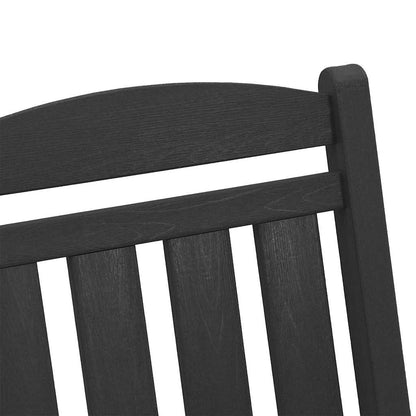 Schaukelstuhl für den Garten 3 pcs Schwarz 38 x 38 x 46cm