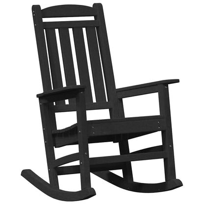 Schaukelstuhl für den Garten 3 pcs Schwarz 38 x 38 x 46cm
