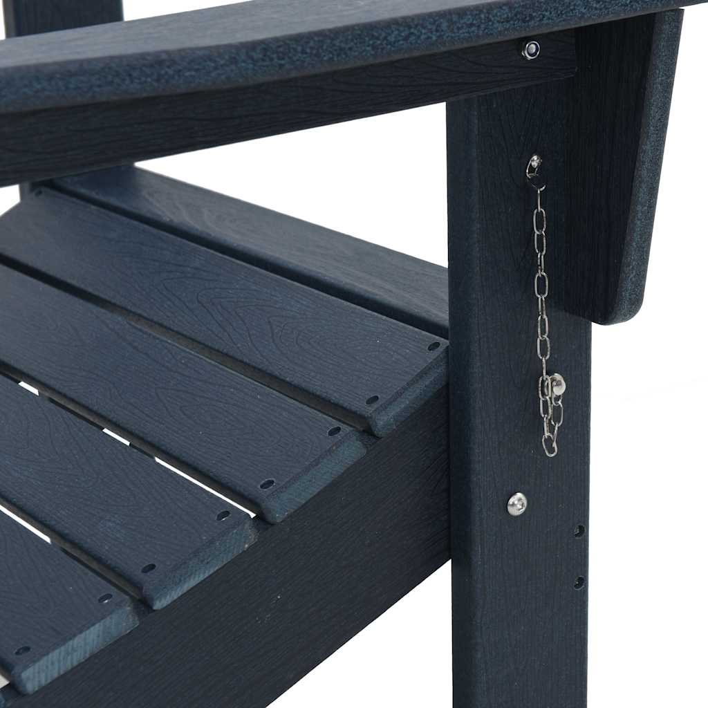 Garten Lounge Möbel 2 pcs Marineblau 74.5 x 80.5 x 90cm Plastik