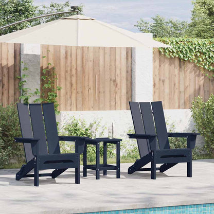 Garten Lounge Möbel 2 pcs Marineblau 74.5 x 80.5 x 90cm Plastik
