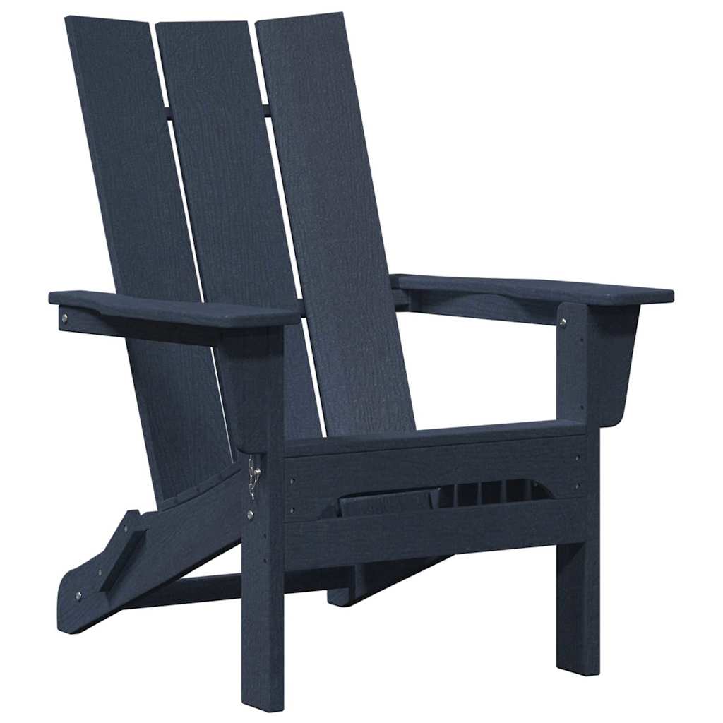 Garten Lounge Möbel 2 pcs Marineblau 74.5 x 80.5 x 90cm Plastik