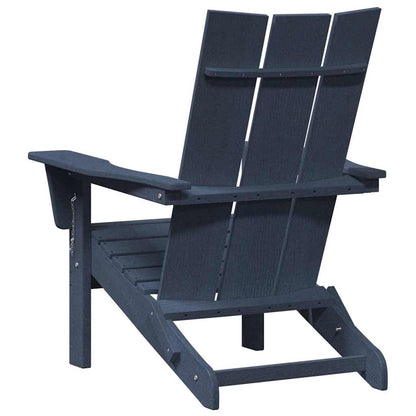 Garten Lounge Möbel 2 pcs Marineblau 74.5 x 80.5 x 90cm Plastik