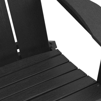 Garten Lounge Möbel 2 pcs Schwarz 74.5 x 80.5 x 90cm Plastik
