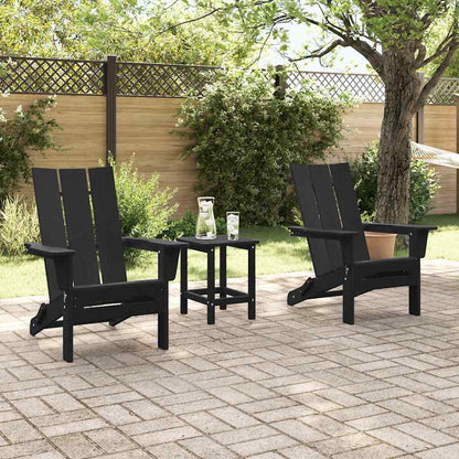 Garten Lounge Möbel 2 pcs Schwarz 74.5 x 80.5 x 90cm Plastik