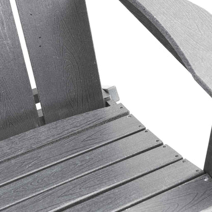 Garten Lounge Möbel 2 pcs Hellgrau 74.5 x 80.5 x 90cm Plastik