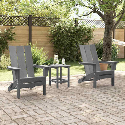Garten Lounge Möbel 2 pcs Hellgrau 74.5 x 80.5 x 90cm Plastik
