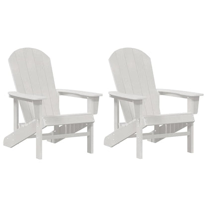 Garten Lounge Möbel 2 pcs Weiß 74 x 82 x 90cm Polyethylen