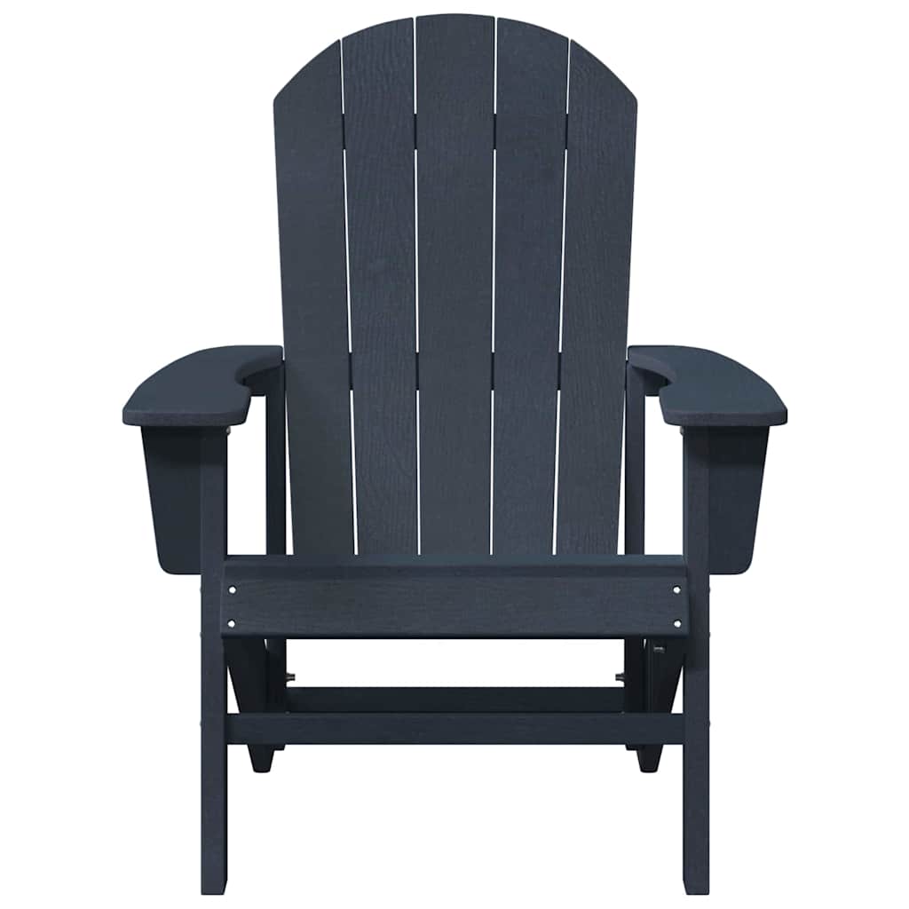 Garten Lounge Möbel 2 pcs Marineblau 74 x 82 x 90cm Polyethylen