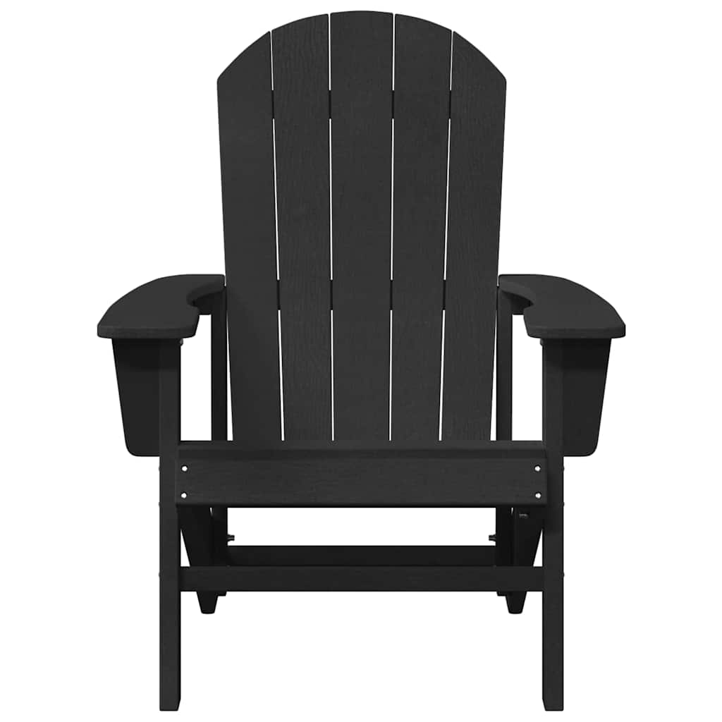 Garten Lounge Möbel 2 pcs Schwarz 74 x 82 x 90cm Polyethylen