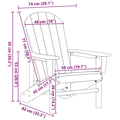 Garten Lounge Möbel 2 pcs Hellgrau 74 x 82 x 90cm Polyethylen