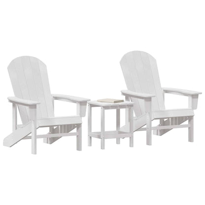 Garten Lounge Möbel 3 pcs Weiß 38 x 38 x 46cm Polyethylen