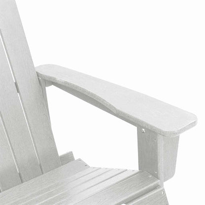 Adirondack Schaukelstühle 2 pcs Weiß HDPE