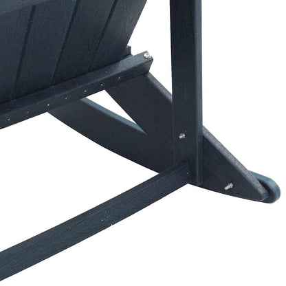 Adirondack Schaukelstühle 2 pcs Marineblau HDPE