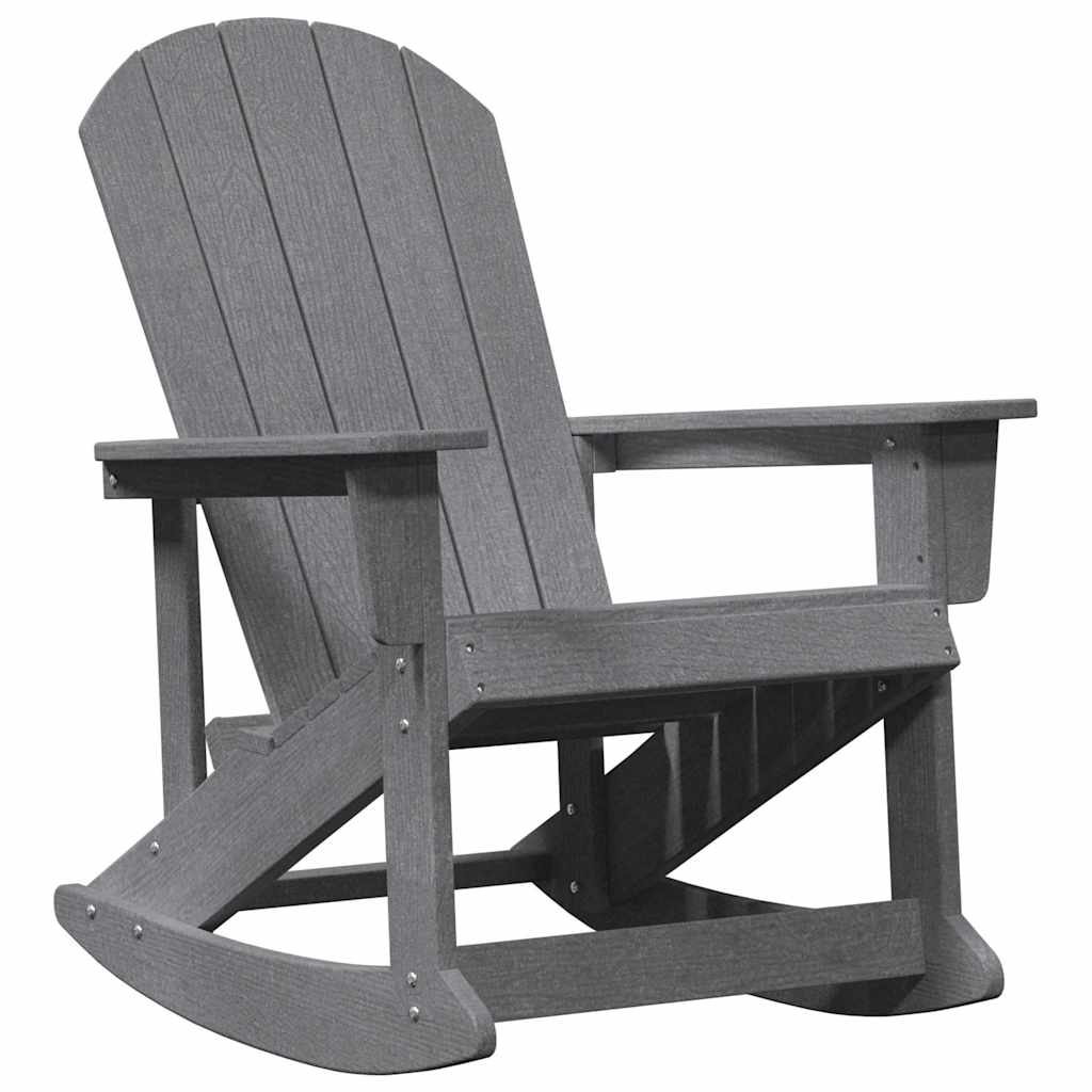 Adirondack Schaukelstühle 2 pcs Hellgrau HDPE