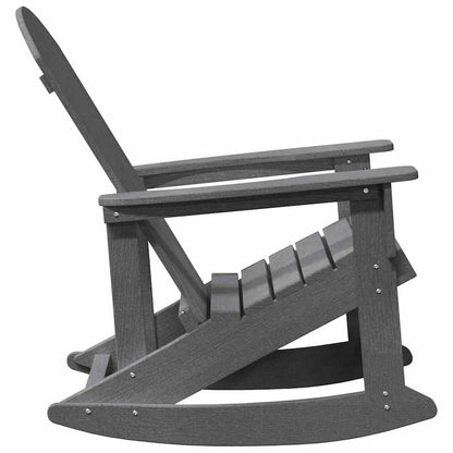 Adirondack Schaukelstühle 2 pcs Hellgrau HDPE