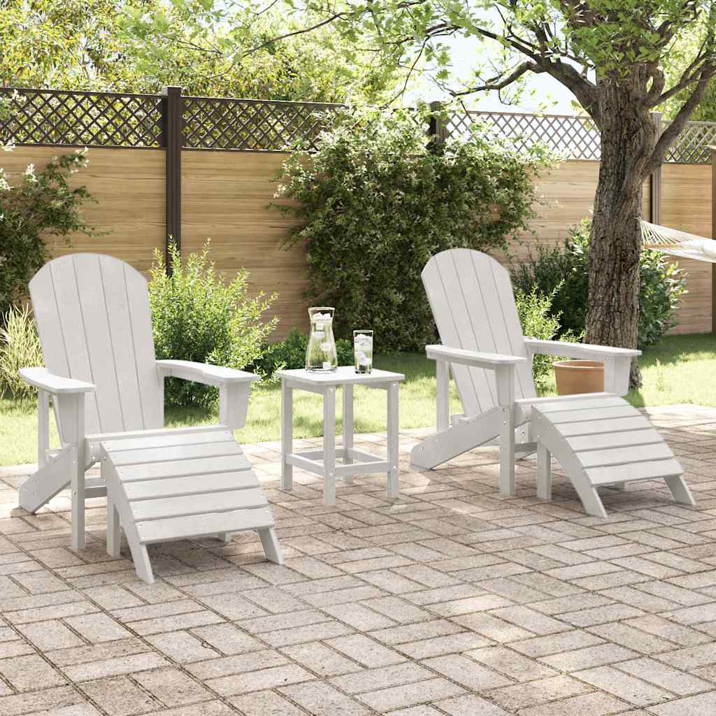 Garten Lounge Möbel 2 pcs Weiß 74 x 82 x 90cm Plastik