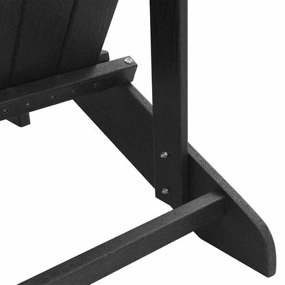 Garten Lounge Möbel 2 pcs Schwarz 74 x 82 x 90cm Plastik