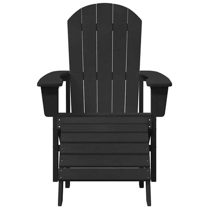 Garten Lounge Möbel 2 pcs Schwarz 74 x 82 x 90cm Plastik