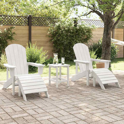 Garten Lounge Möbel 3 pcs Weiß 38 x 38 x 46cm Plastik