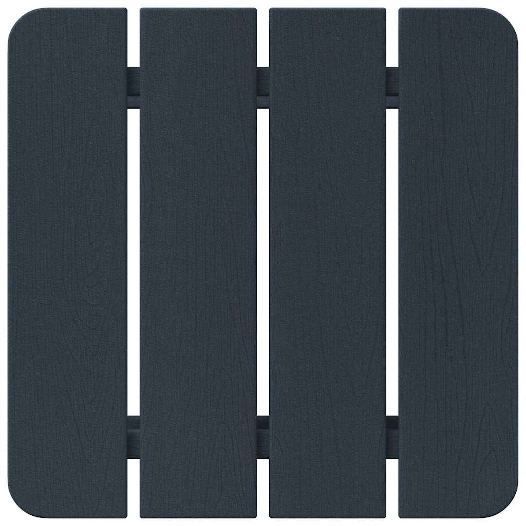 Garten Lounge Möbel 3 pcs Marineblau 38 x 38 x 46cm Plastik