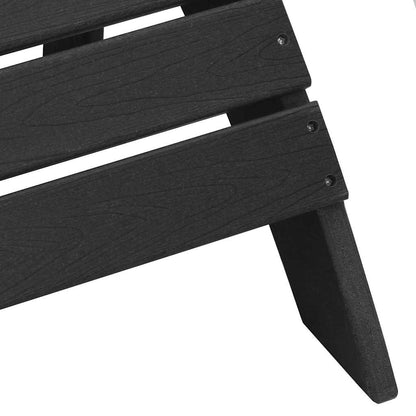 Garten Lounge Möbel 3 pcs Schwarz 38 x 38 x 46cm Plastik