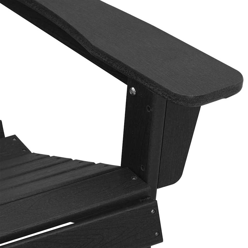 Garten Lounge Möbel 3 pcs Schwarz 38 x 38 x 46cm Plastik