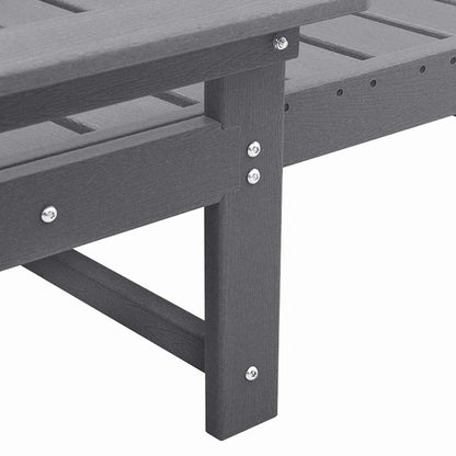 Garten Lounge Möbel 2-Person 2 pcs Hellgrau 53 x 195.5 x 30cm
