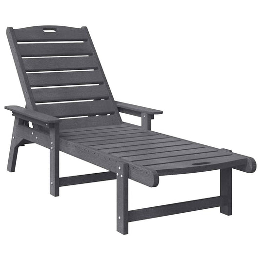 Garten Lounge Möbel 2-Person 2 pcs Hellgrau 53 x 195.5 x 30cm