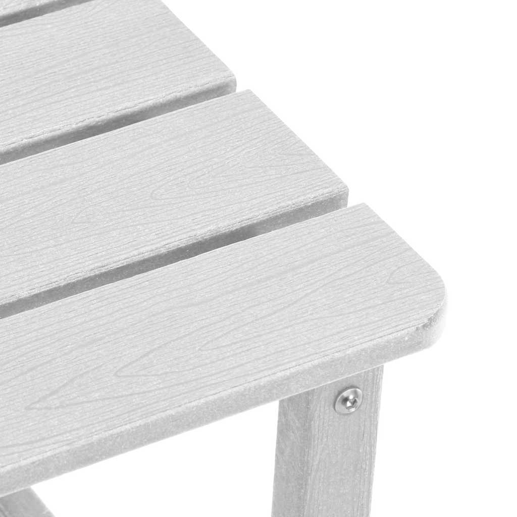 Garten Lounge Möbel 3 pcs Weiß 38 x 38 x 46cm Polyethylen