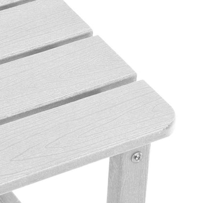 Garten Lounge Möbel 3 pcs Weiß 38 x 38 x 46cm Polyethylen