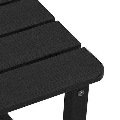 Garten Lounge Möbel 3 pcs Schwarz 38 x 38 x 46cm Polyethylen