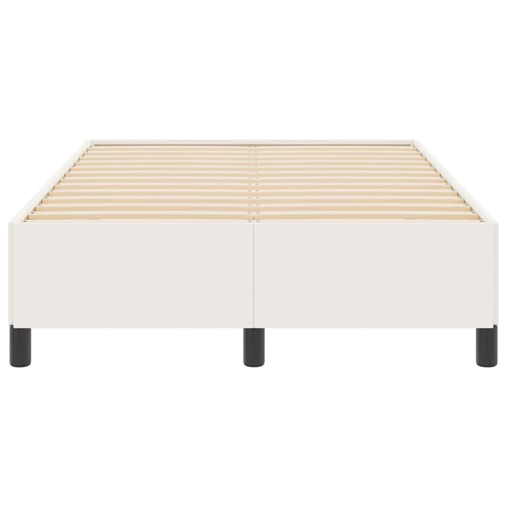 Bettgestell Creme 120 x 190 cm Cordstoff