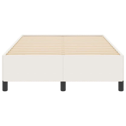 Bettgestell Creme 120 x 190 cm Cordstoff