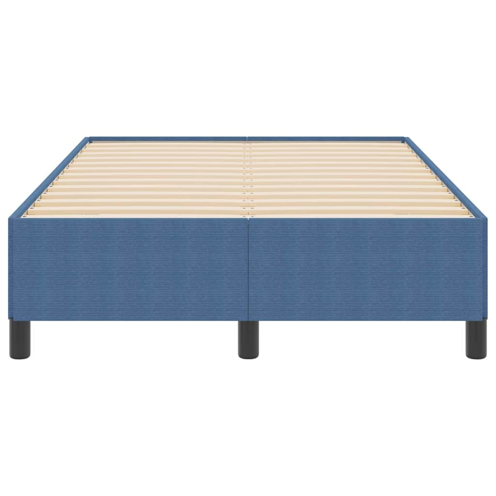 Bettgestell Blau 120 x 190 cm Cordstoff