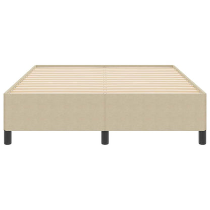 Bettgestell Grau-Grün 140 x 190 cm Cordstoff