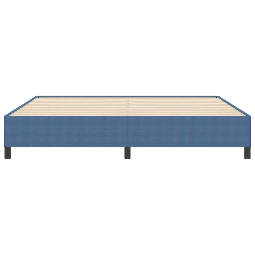 Bettgestell Blau 200 x 200 cm Cordstoff