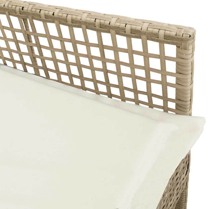 Gartenstuhl 2 pcs Beige 53 x 60 x 85 cm Poly-Rattan