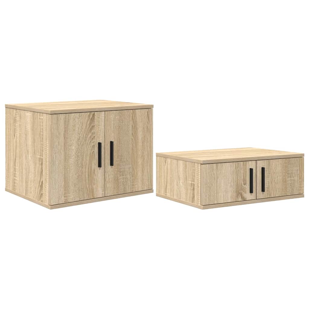 Badschrank Sonoma Eiche 127 x 41 x 40 cm Holzwerkstoff