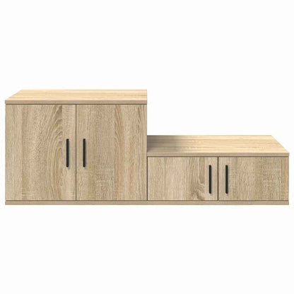 Badschrank Sonoma Eiche 127 x 41 x 40 cm Holzwerkstoff