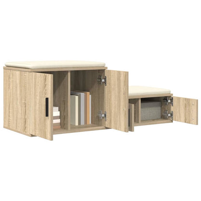 Badschrank Sonoma Eiche 127 x 41 x 40 cm Holzwerkstoff