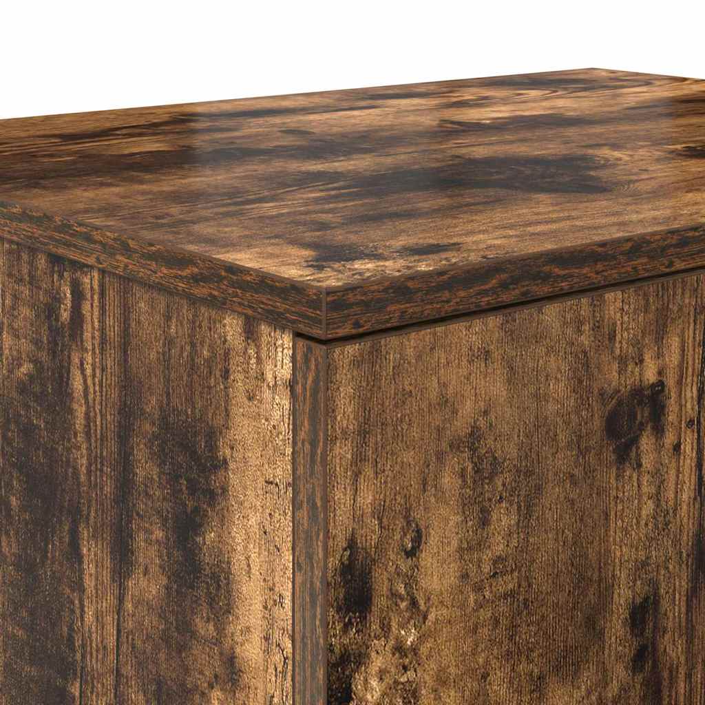 Badschrank Räuchereiche 127 x 41 x 40 cm Holzwerkstoff